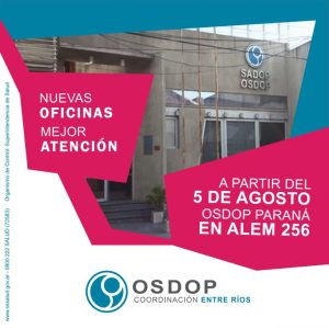 Lee más sobre el artículo Nuevas oficinas de OSDOP en Paraná