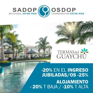 Lee más sobre el artículo Disfrutá las Termas del Guaychú con SADOP